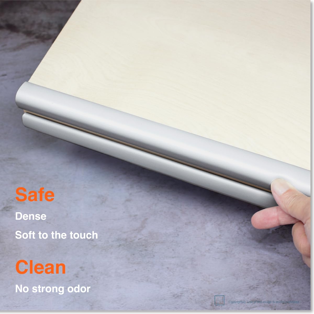 Roving Cove high-density soft foam provides durable edge cushioning