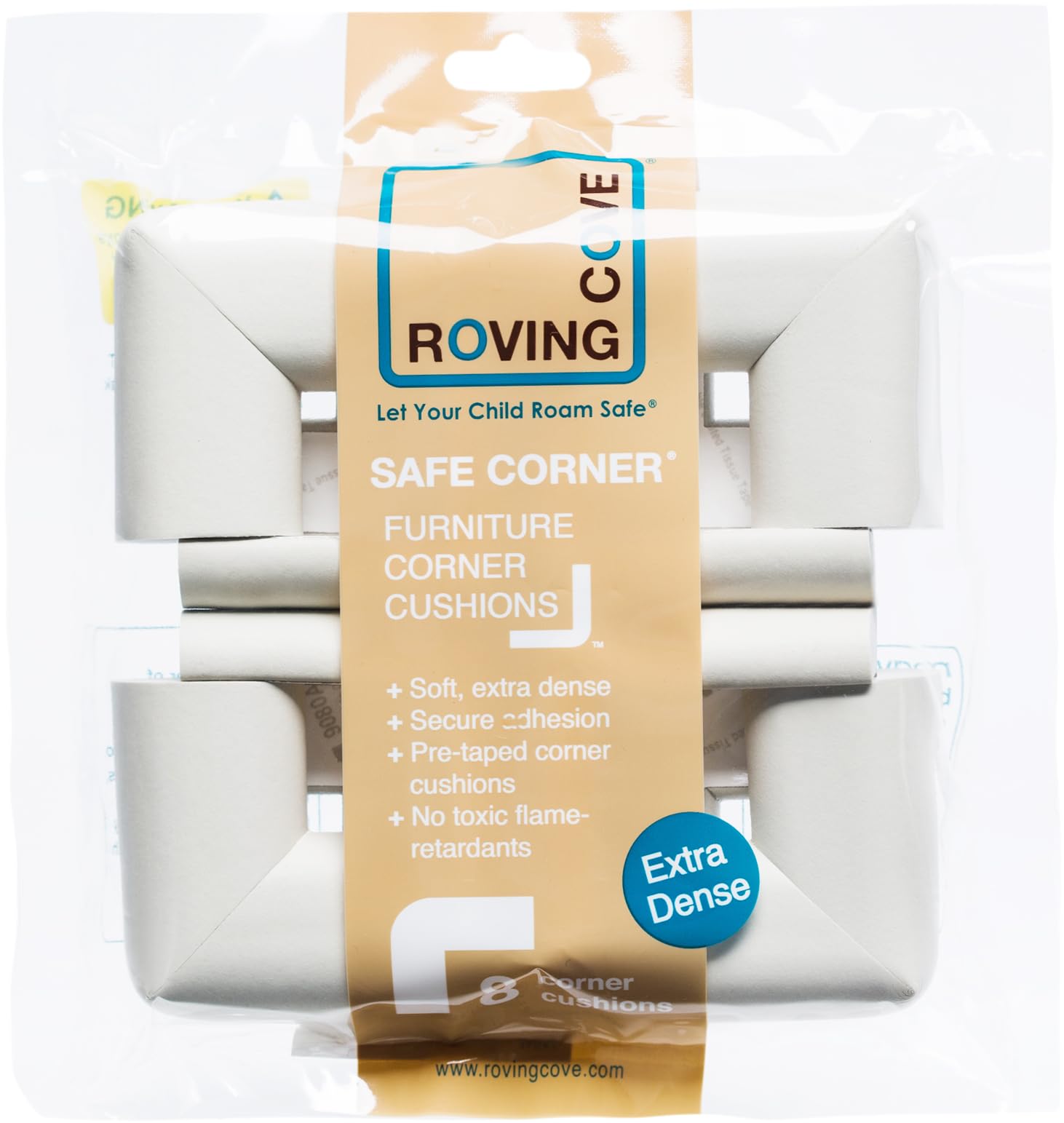 Roving Cove HeftyFit keeps living spaces safe on tables and fireplaces