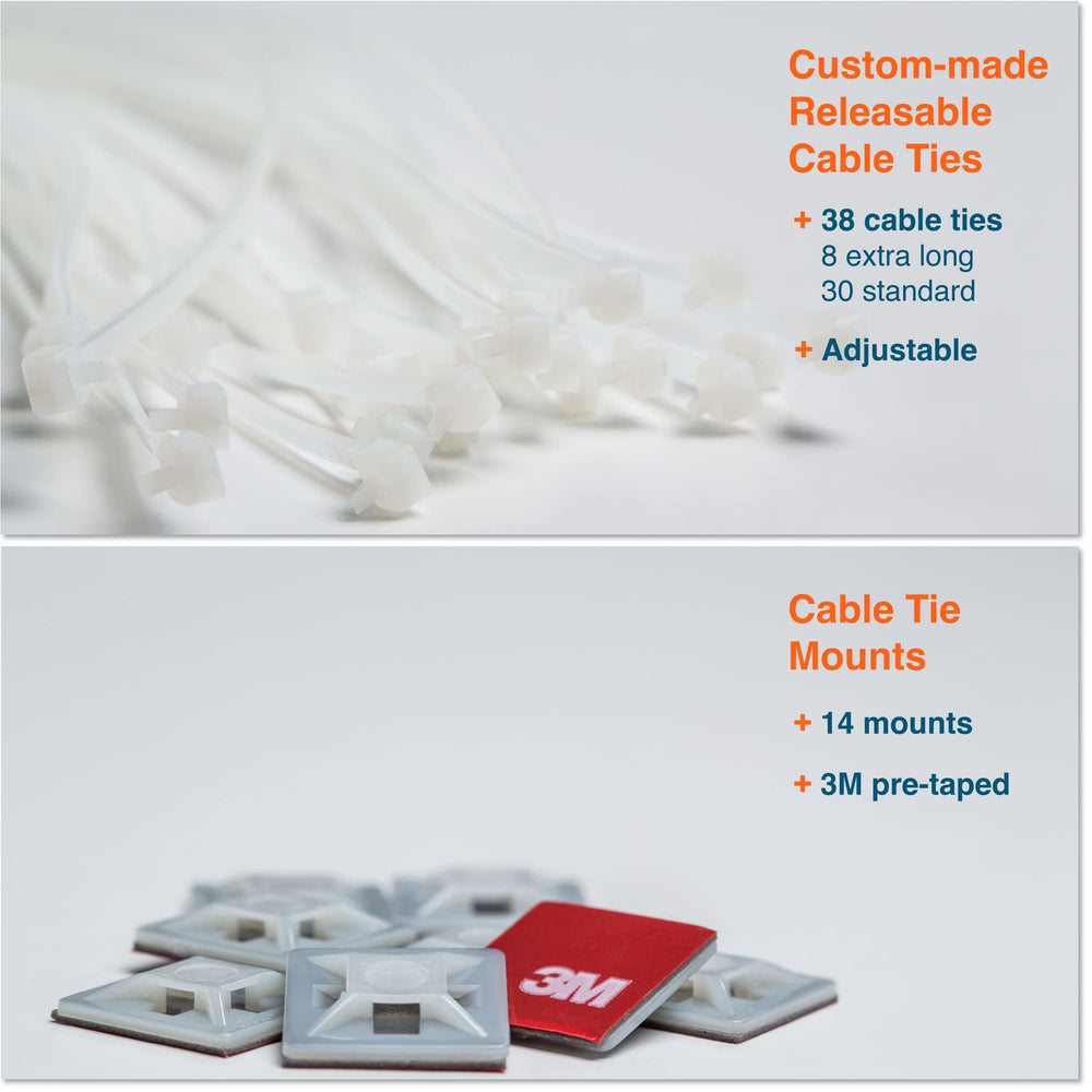 Roving Cove releasable cable ties for quick stair installation