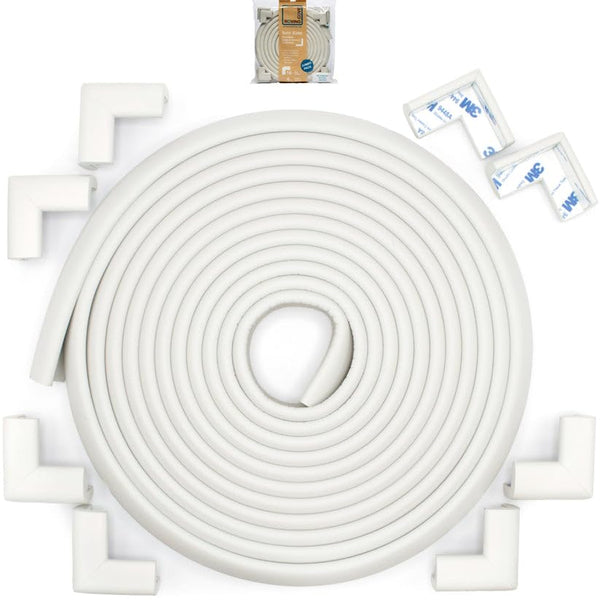Roving Cove slim-fit edge protector cushions table edge for safer play