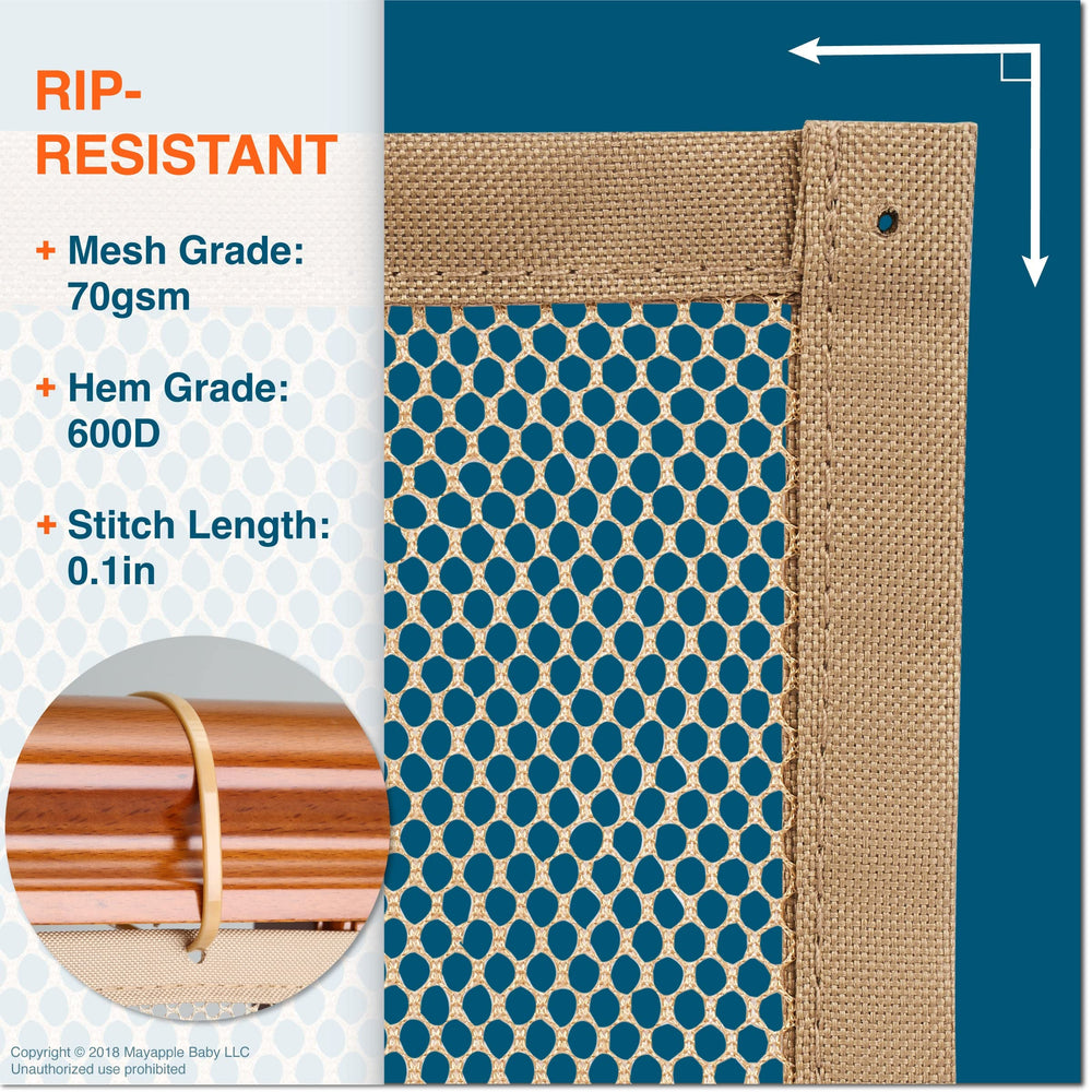 Roving Cove stair banister guard assembly parts showcase easy setup and adjustable design