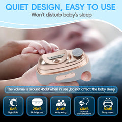 ROVLET automatic nail clipping storage keeps debris contained
