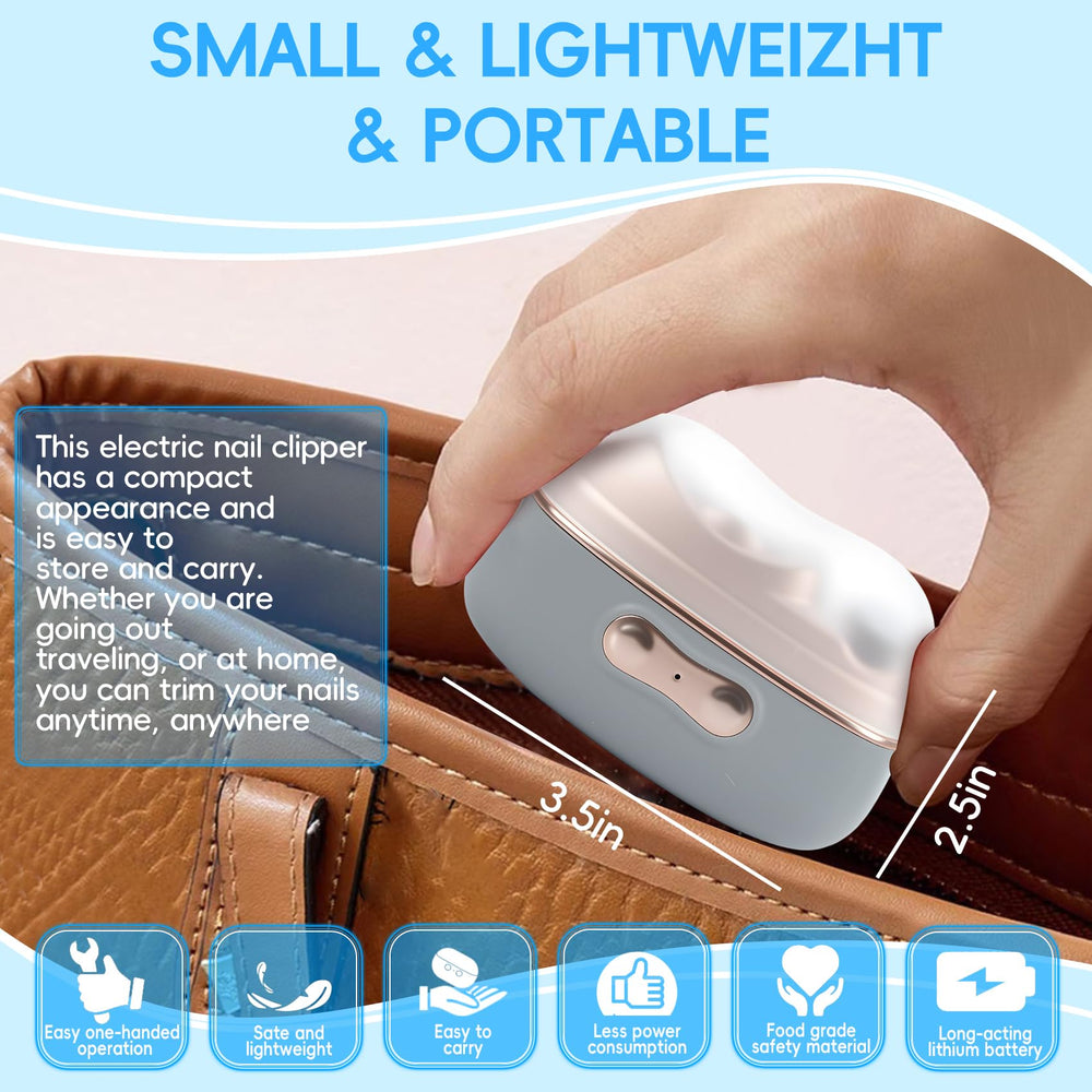 ROVLET USB-C rechargeable nail clipper for cord-free use