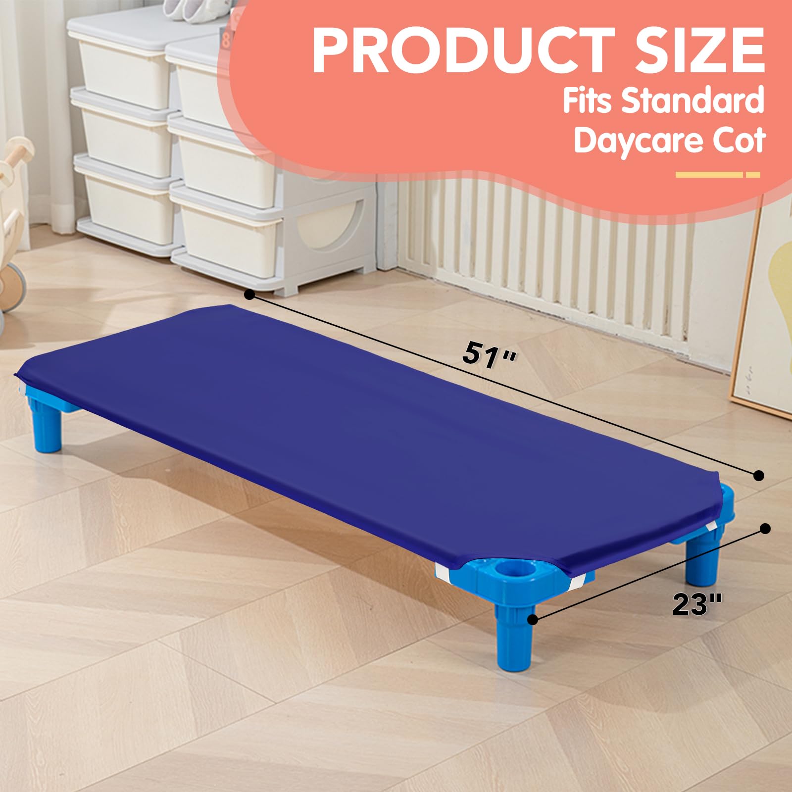 RowinsyDD blue breathable microfiber fabric for infant comfort.