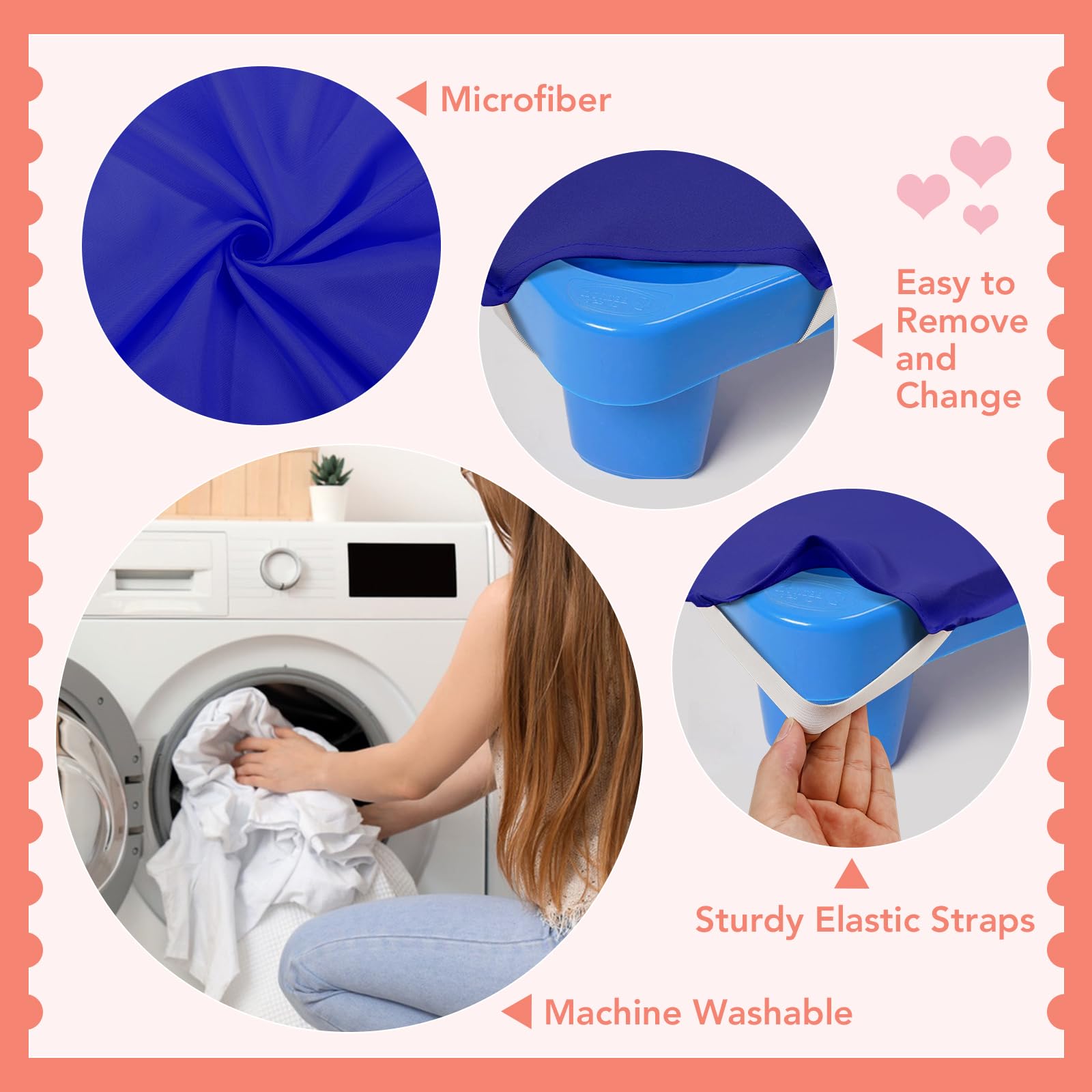 RowinsyDD 23 x 51 inch sheet fitting toddler beds securely.