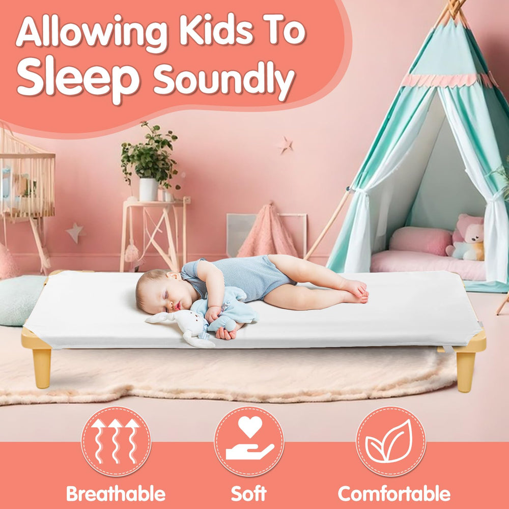 RowinsyDD kindergarten essential sheets for smooth naps at daycare.