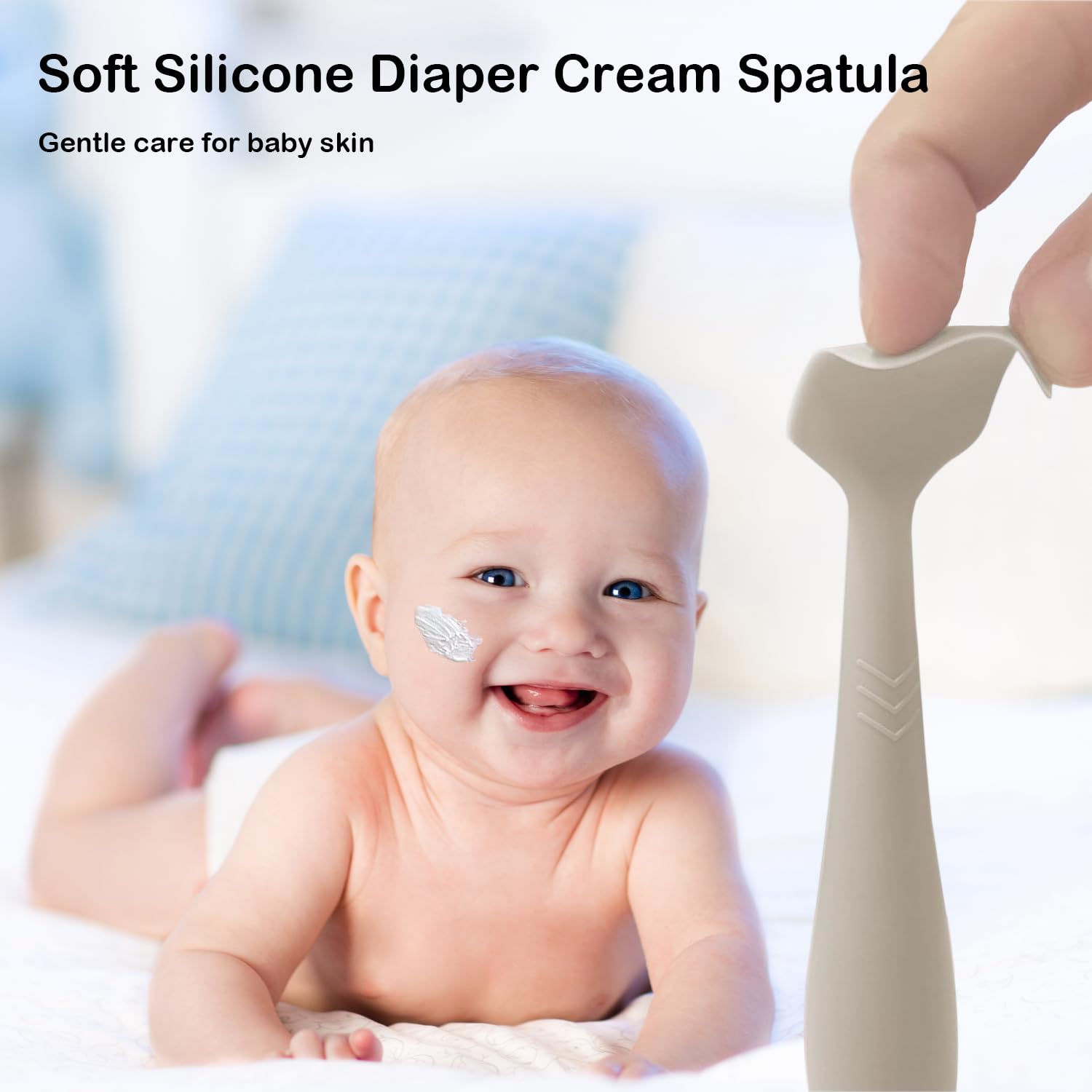 ROXANEPIG green diaper cream spatula for clean, mess-free diaper changes