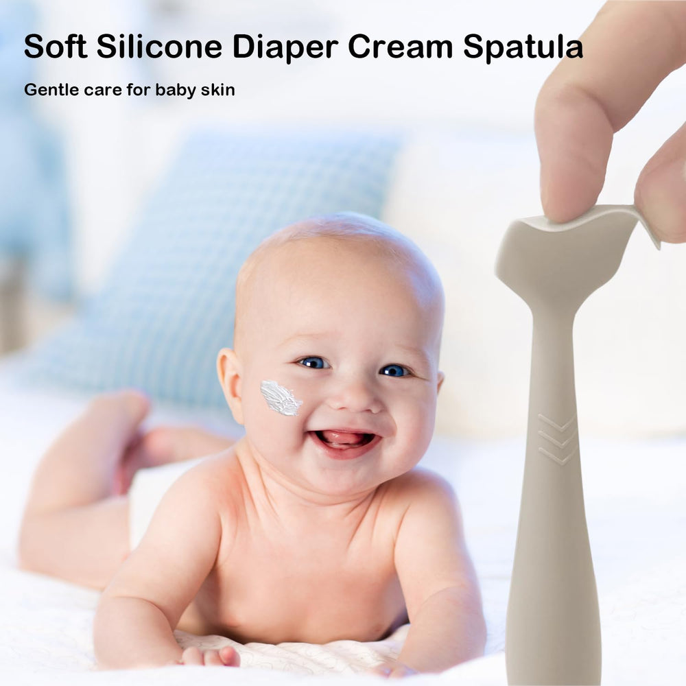 ROXANEPIG green diaper cream spatula for clean, mess-free diaper changes