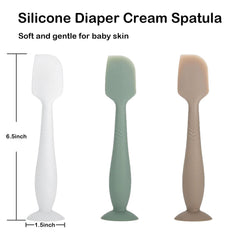 ROXANEPIG diaper-cream-spatula suction-base stabilizing on a changing surface