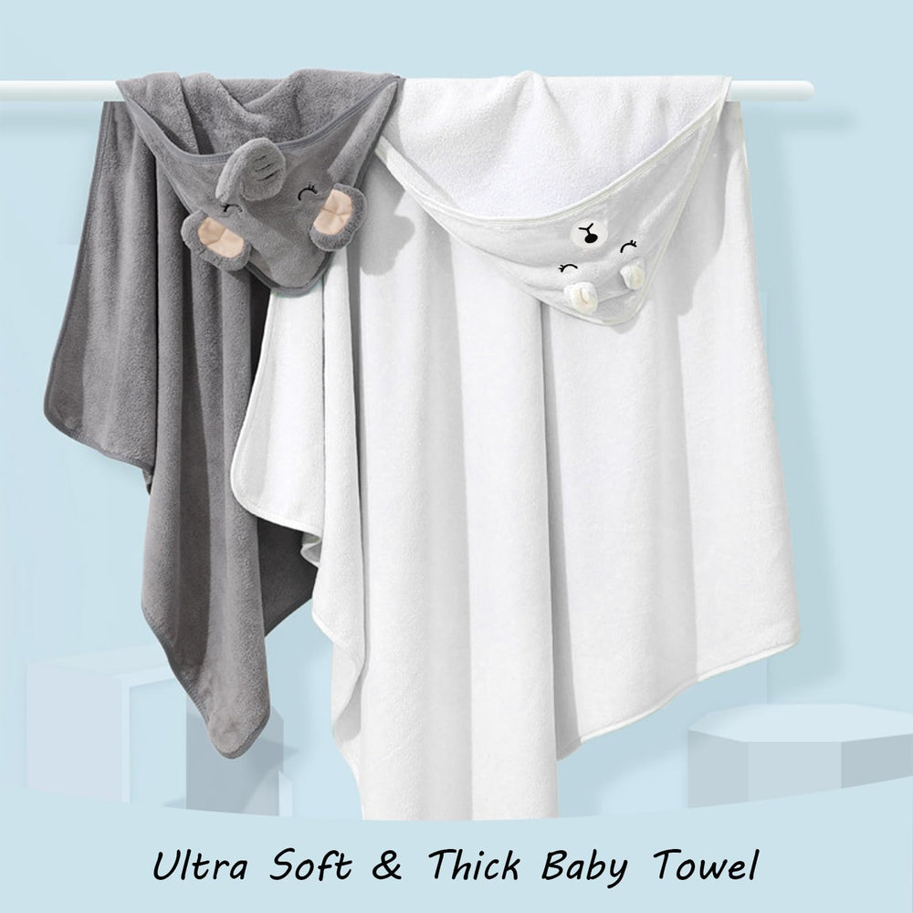 ROXANEPIG newborn hooded towel ready for first baths and snuggles
