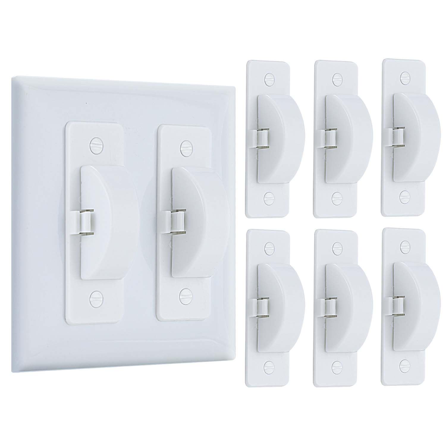 Roxiuc Switch Cover Guard closeup shows sturdy child-safe protection for home switches