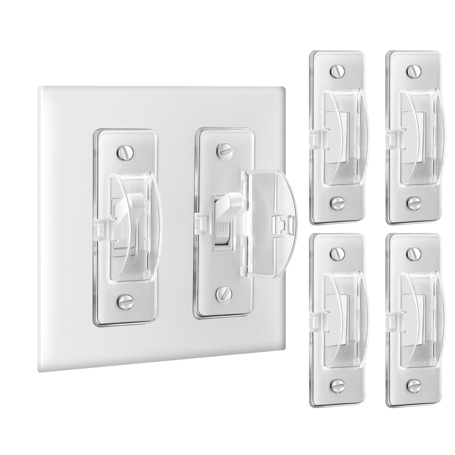 Roxiuc Switch Guard clear shield for safe, nearly invisible switch protection