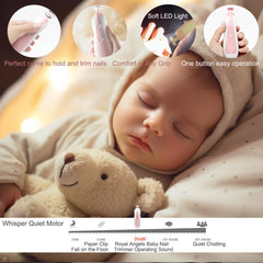 Royal Angels baby nail trimmer attachment heads provide gentle precision for tiny nails.