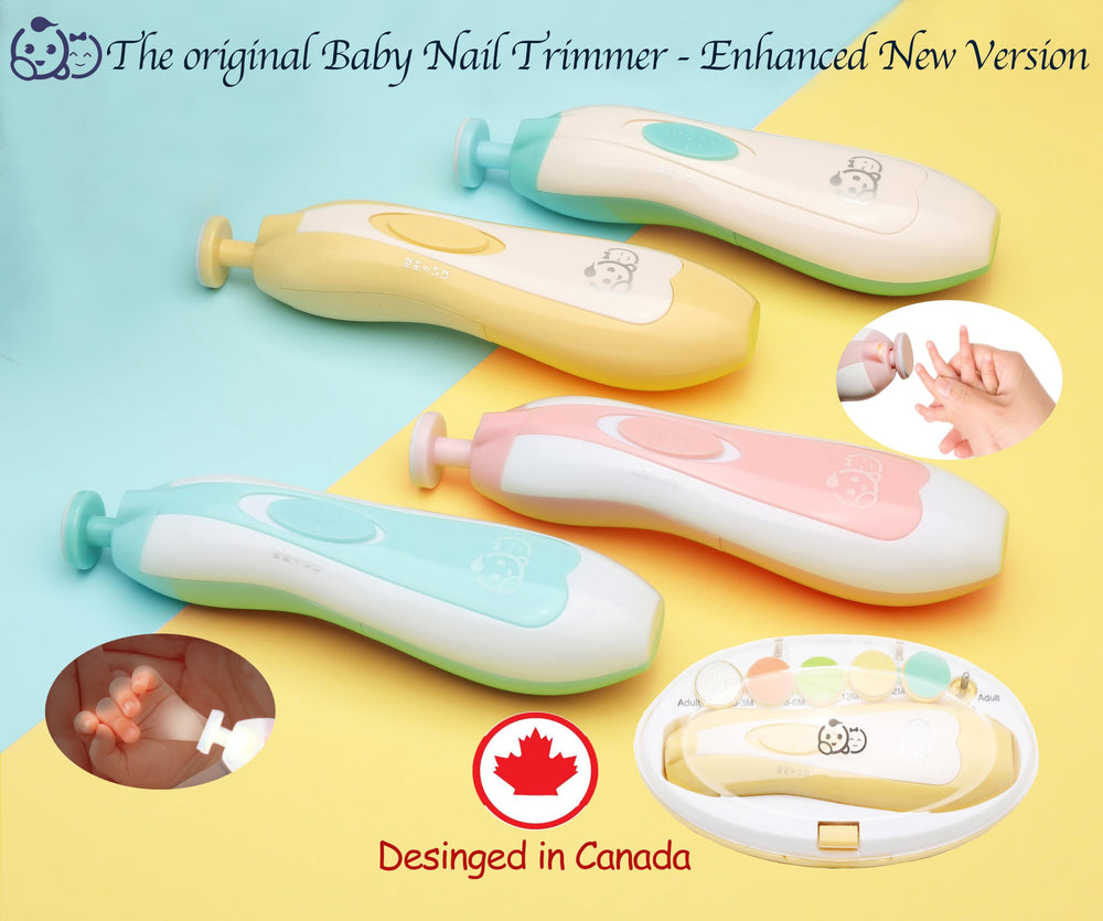 Royal Angels Nail Trimmer speed control button enables gradual, controlled filing.