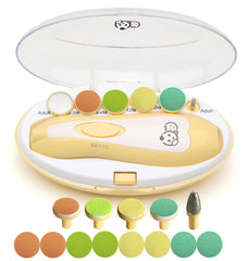 Royal Angels Baby Nail Trimmer with labeled case for easy organization during grooming.