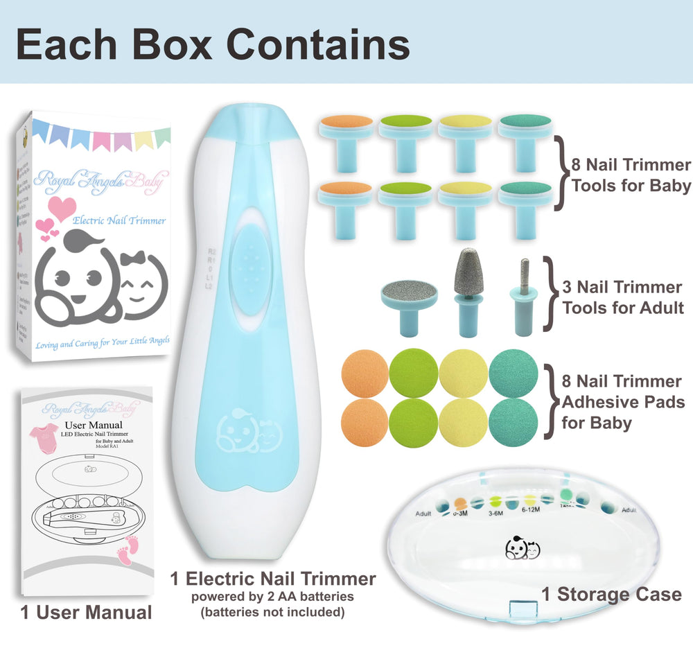 Royal Angels portable, battery-powered design for on-the-go grooming.