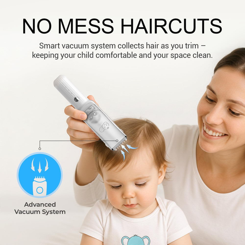 Royal Angels trimmer vacuum and built-in storage keep clipping tidy.