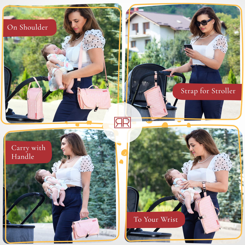 Royal Rusu carry handle and strap add convenience for hands-free travel.