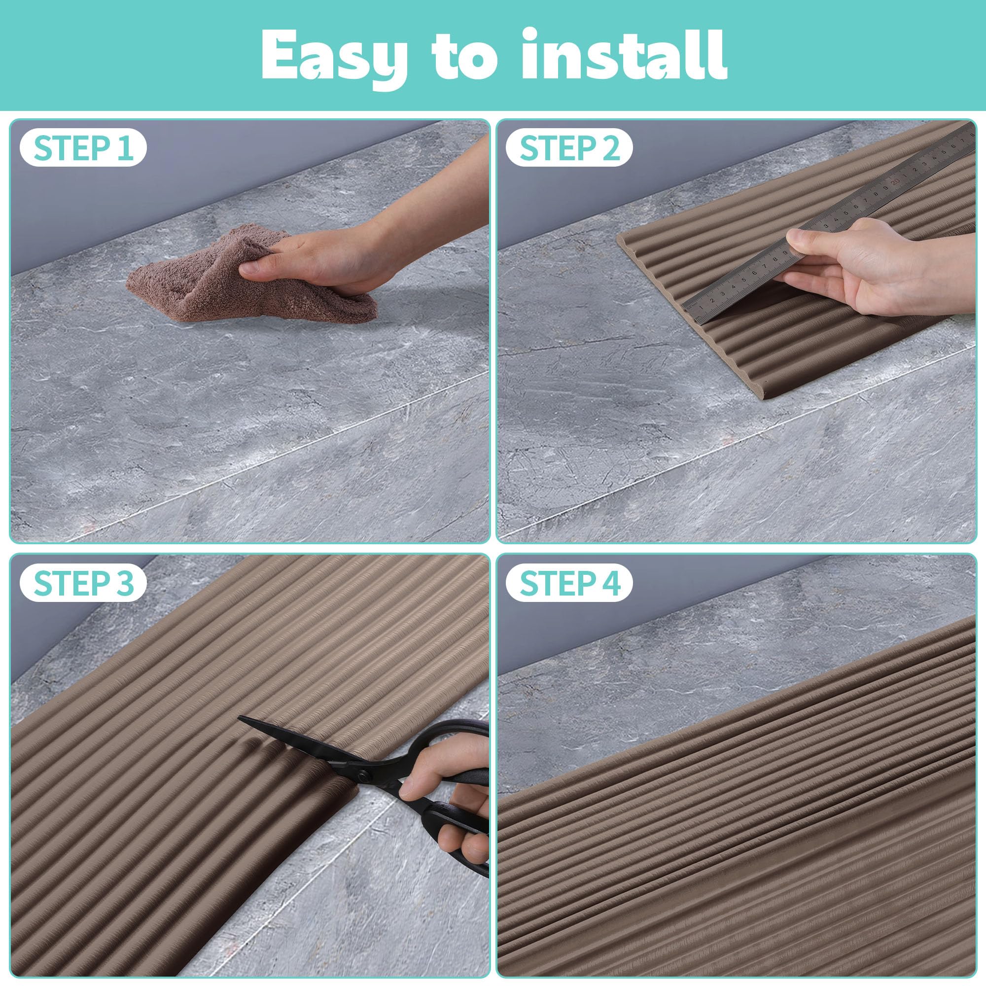 ROYALAY corner protection applied to varied furniture for safer play