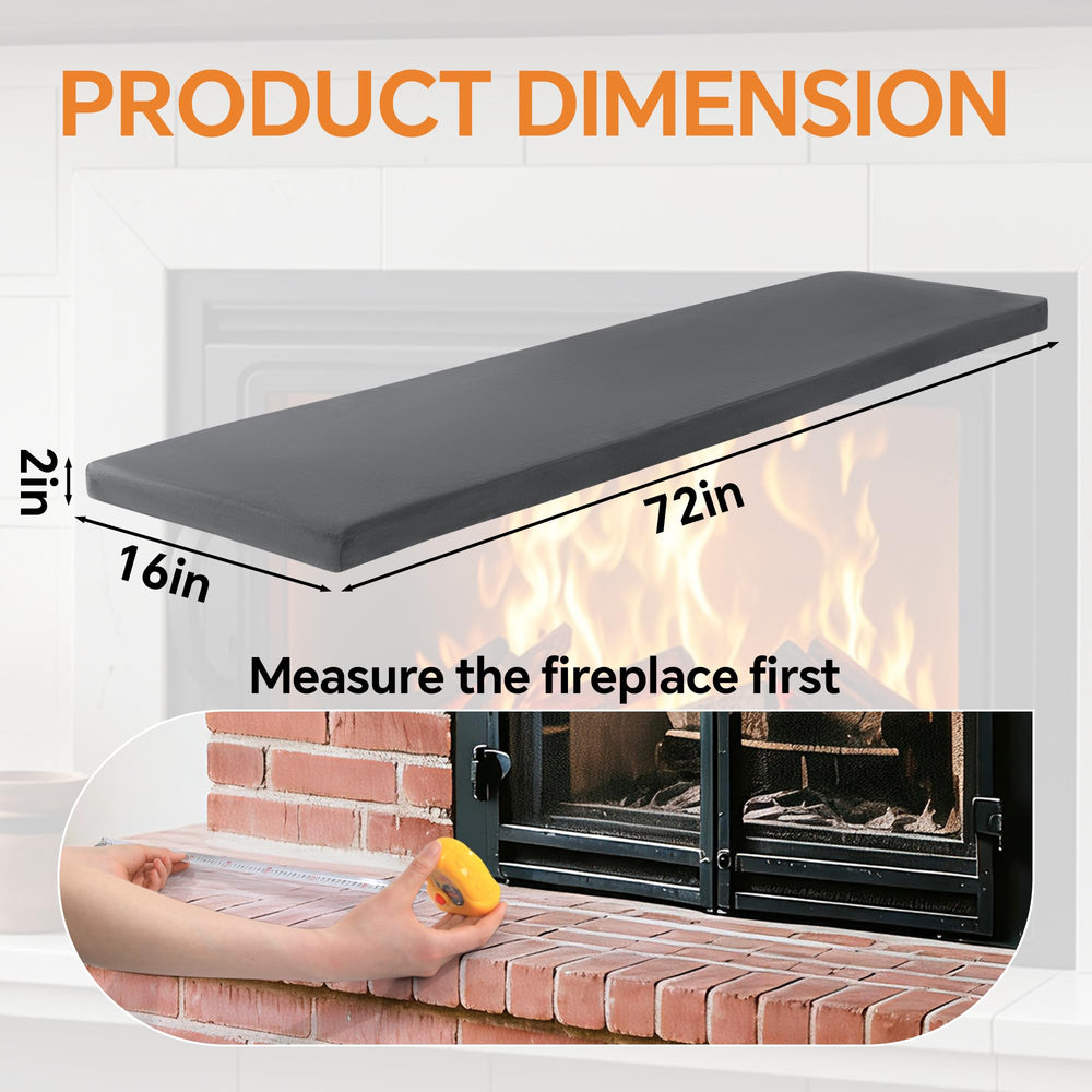 ROYALAY crystal velvet cover on the fireplace cushion for a soft touch.