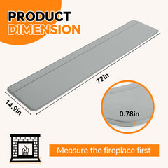 ROYALAY hearth cushion with kid-friendly safety pad on the edge.