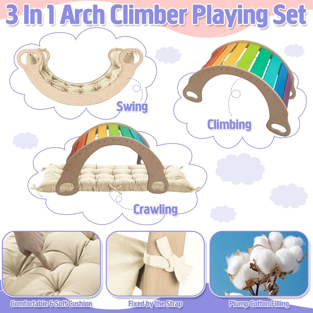 ROYALAY versatile floor lounger supports climbing, napping, and story time.