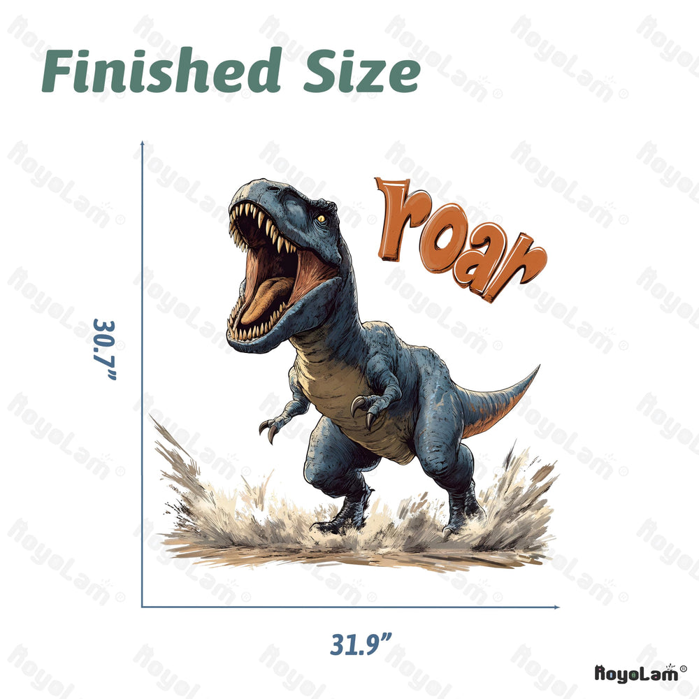 RoyoLam classroom dinosaur decor invites imagination on clean surfaces.