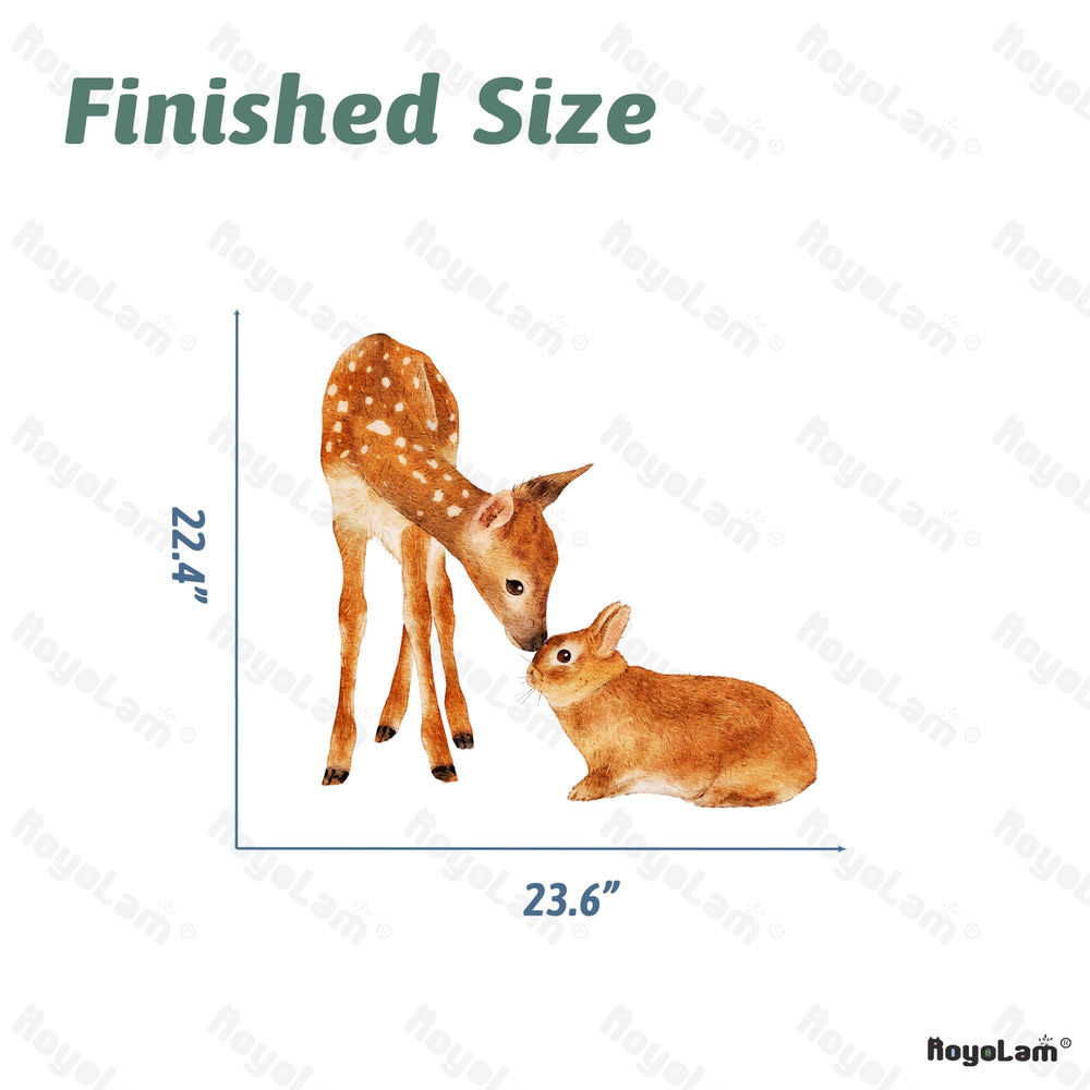 RoyoLam woodland wall decals for quick room transformation and color boost