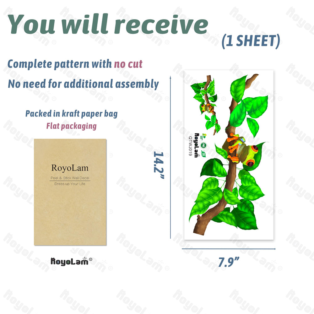 RoyoLam wall decor brightens living rooms with a friendly forest creature.