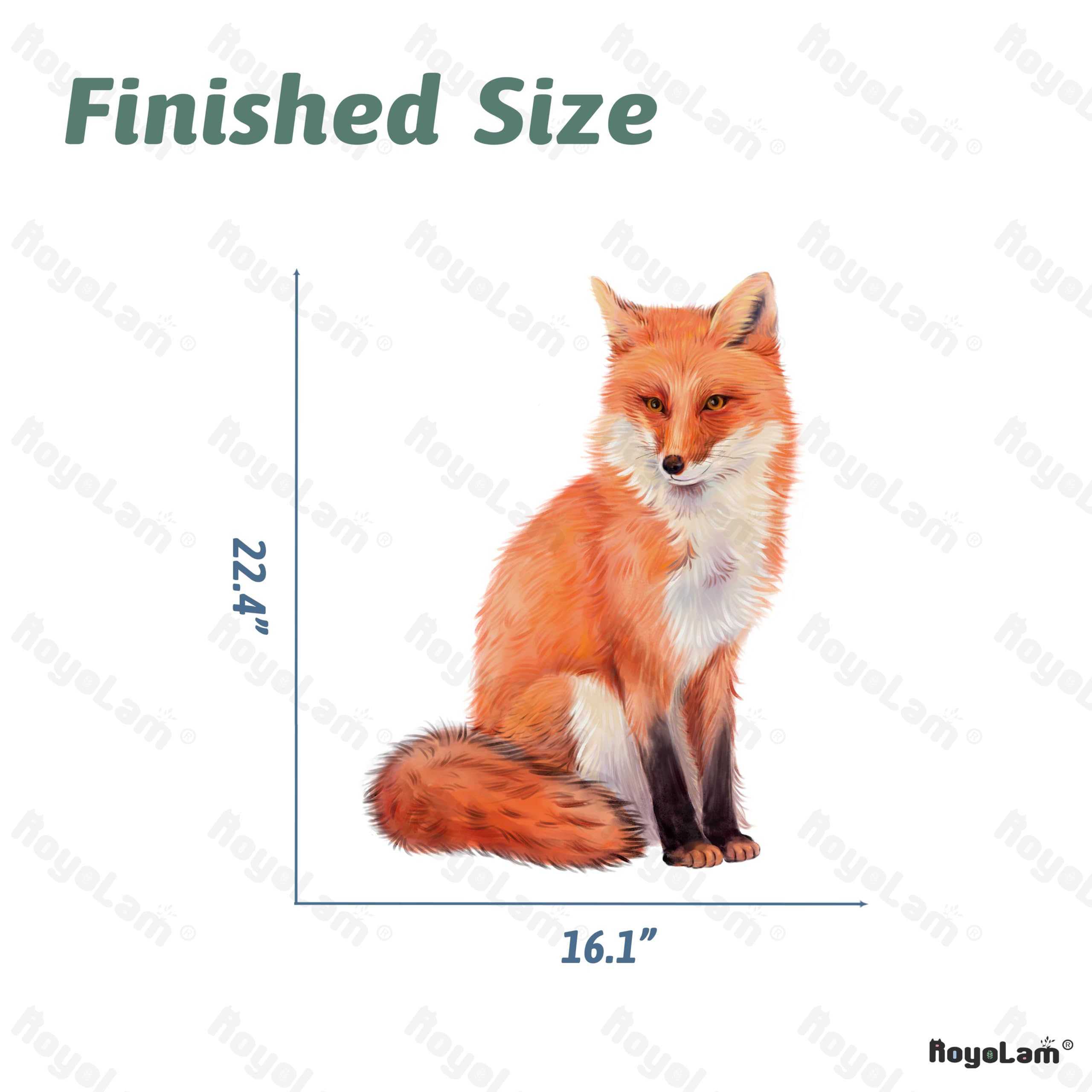 RoyoLam Red Fox wall decal in a classroom sparks imagination