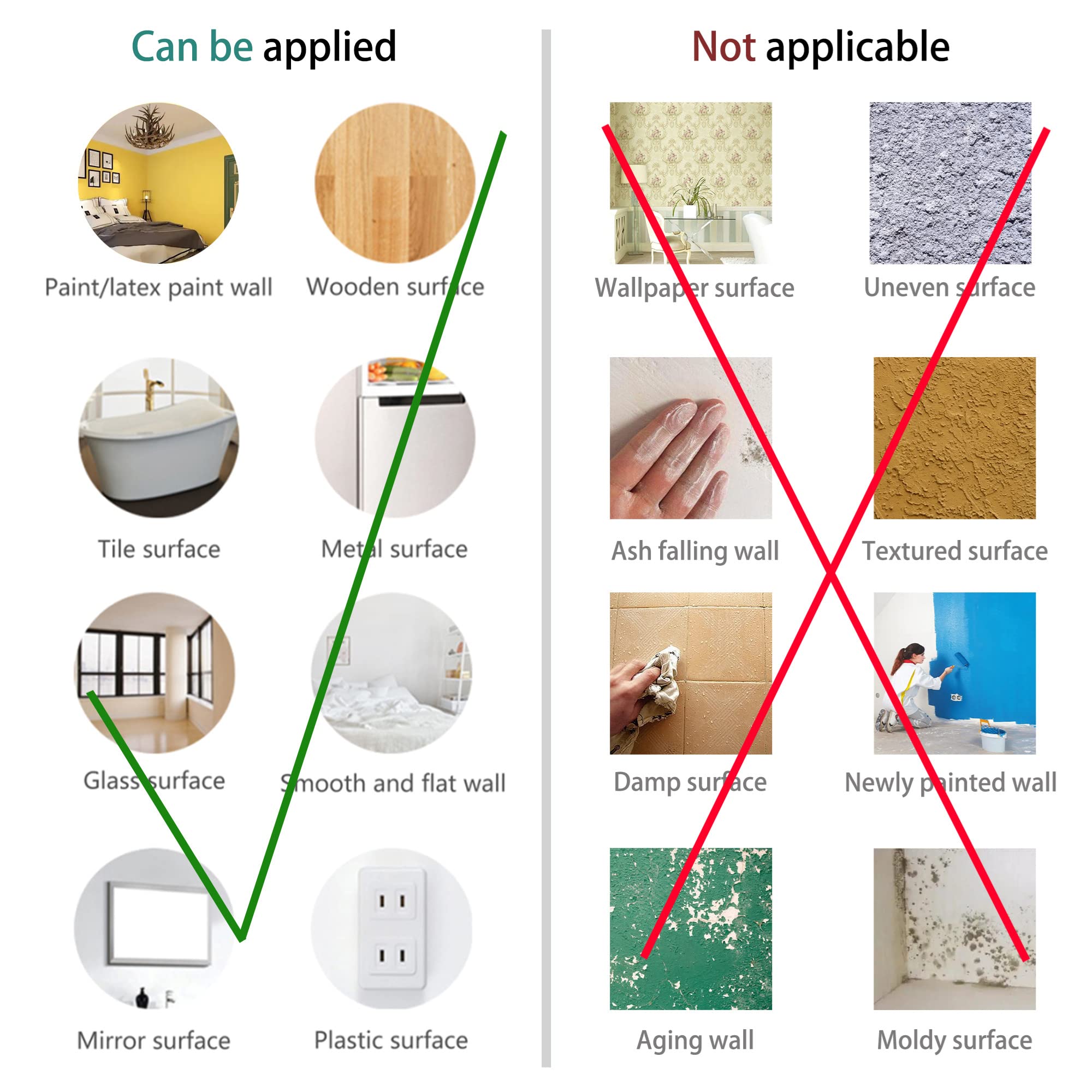 RoyoLam removable waterproof decals applied to furniture or doors