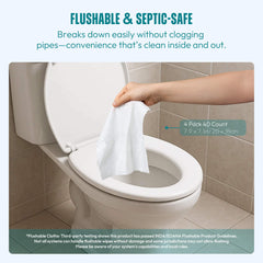 RPE Life fragrance-free wipe close-up showing soft texture