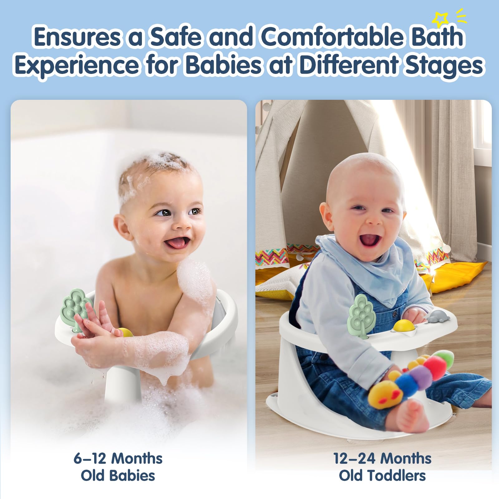 RPTGH portable design makes it easy to transport and use in most bathtubs