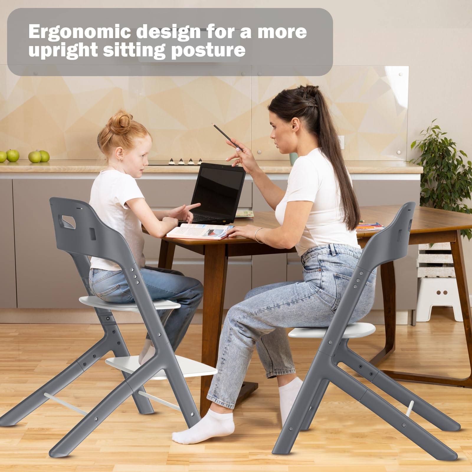 RPTGH sturdy triangular base delivers stability for active toddlers