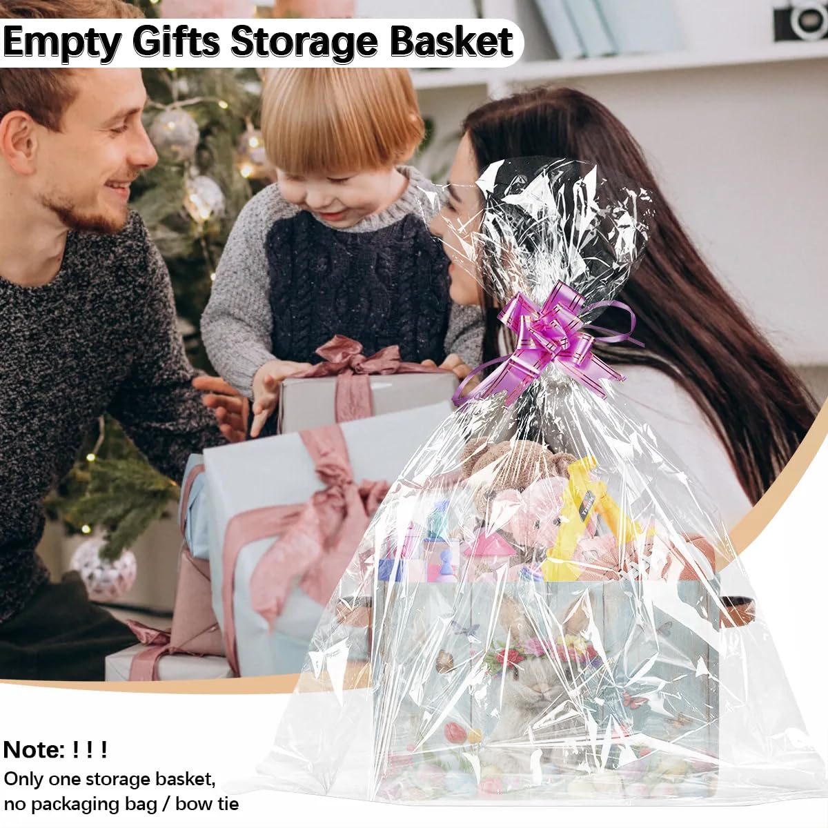 RPWOBBYQ foldable gift basket bin fits in small closets