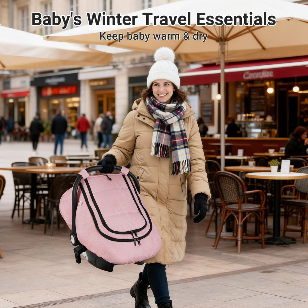 Rquite stroller cover provides wind protection outdoors