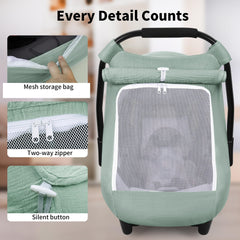 Rquiet two-layer windows with zipper for privacy and ventilation