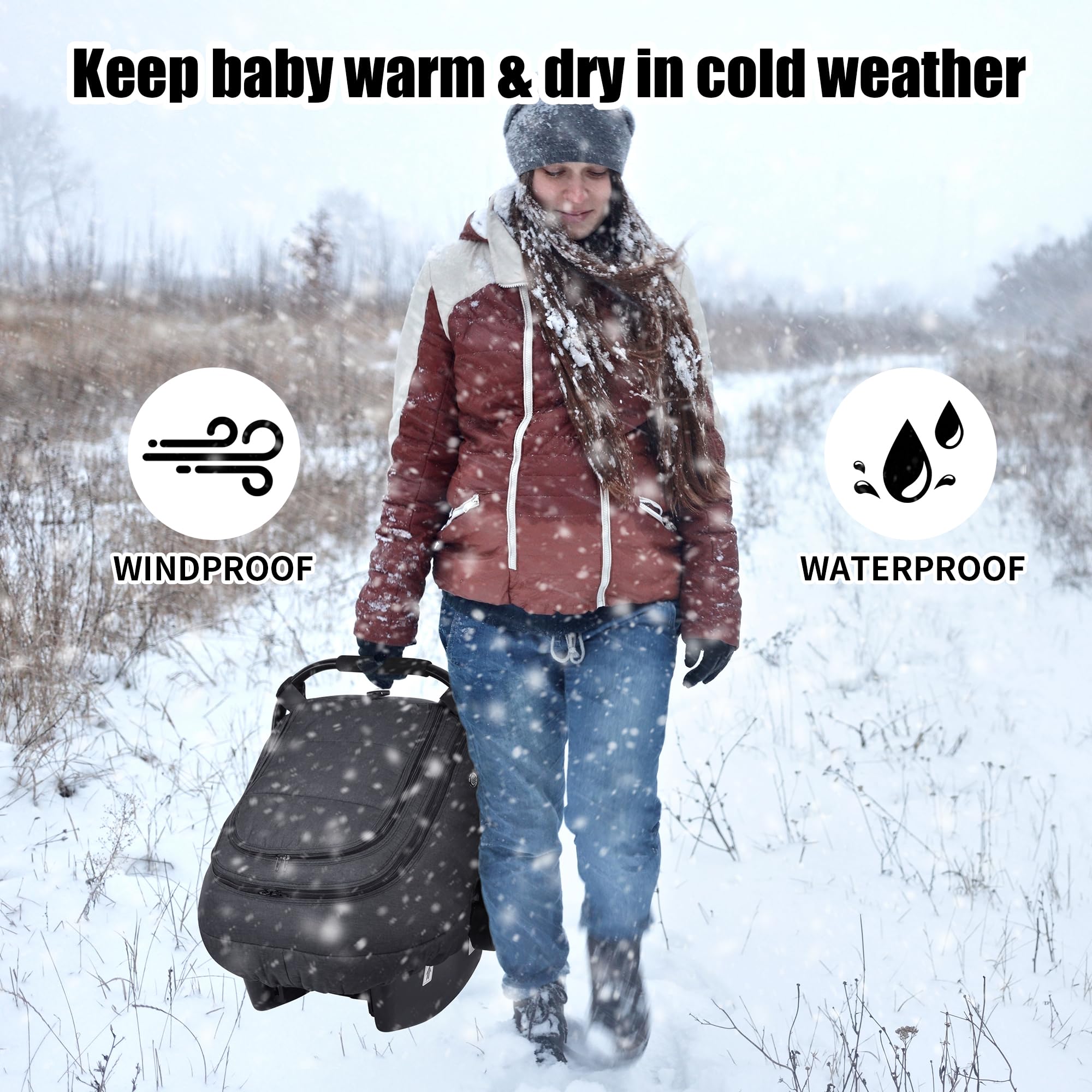 Rquite universal fit supports quick setup for different baby gear.