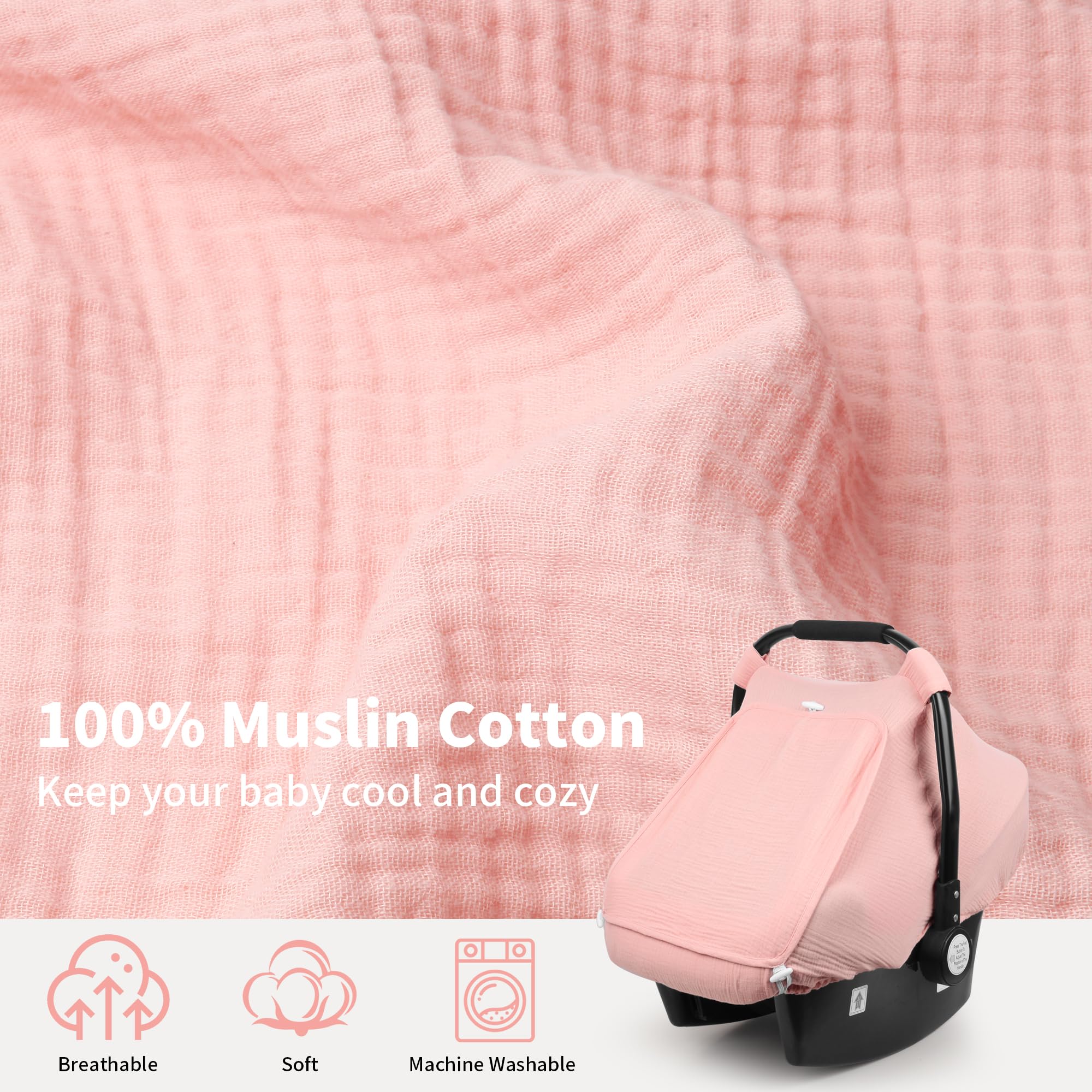 Rquite canopy with two-layer window provides privacy while keeping air flowing.