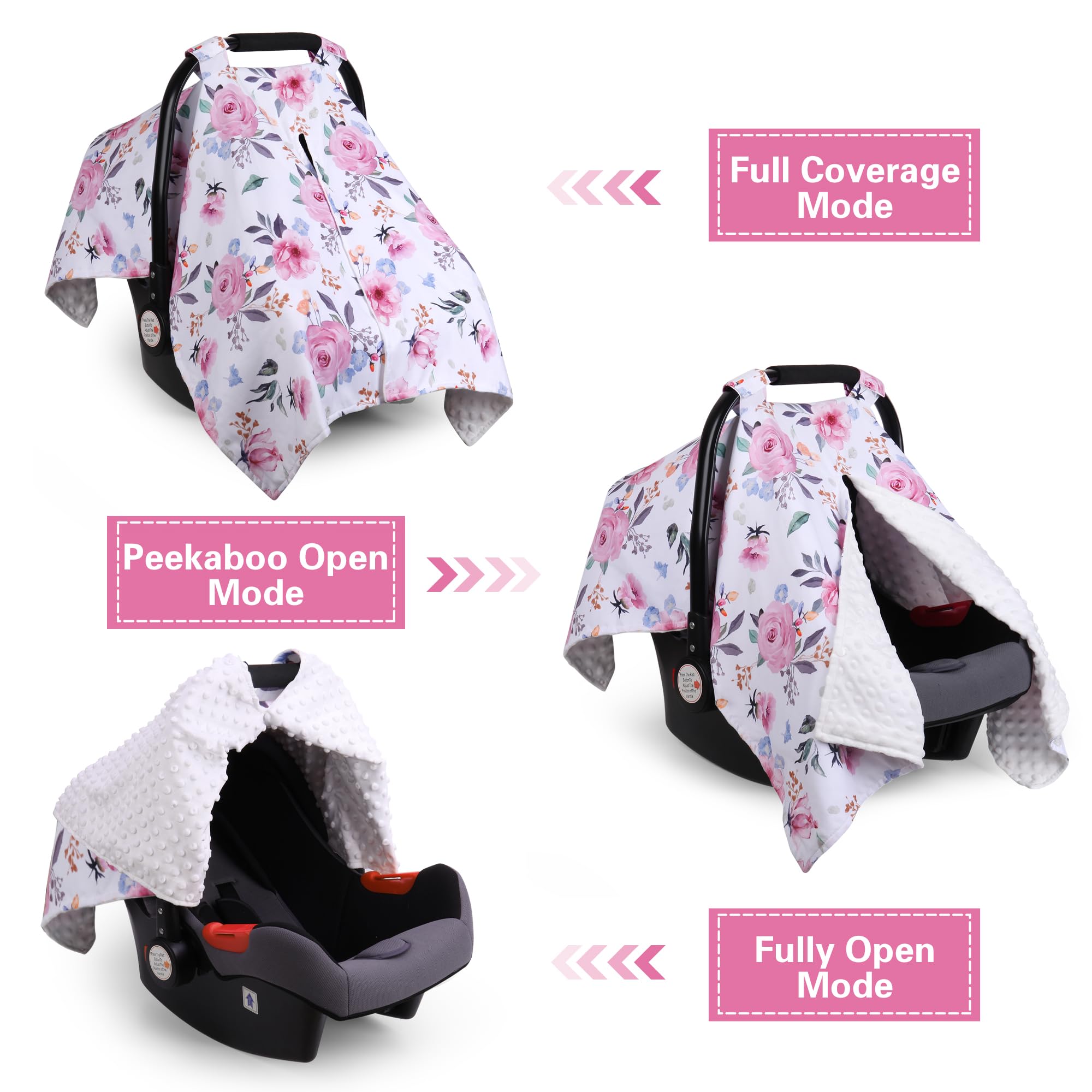 Rquite car seat cover demonstrating 360 protection from sun and wind