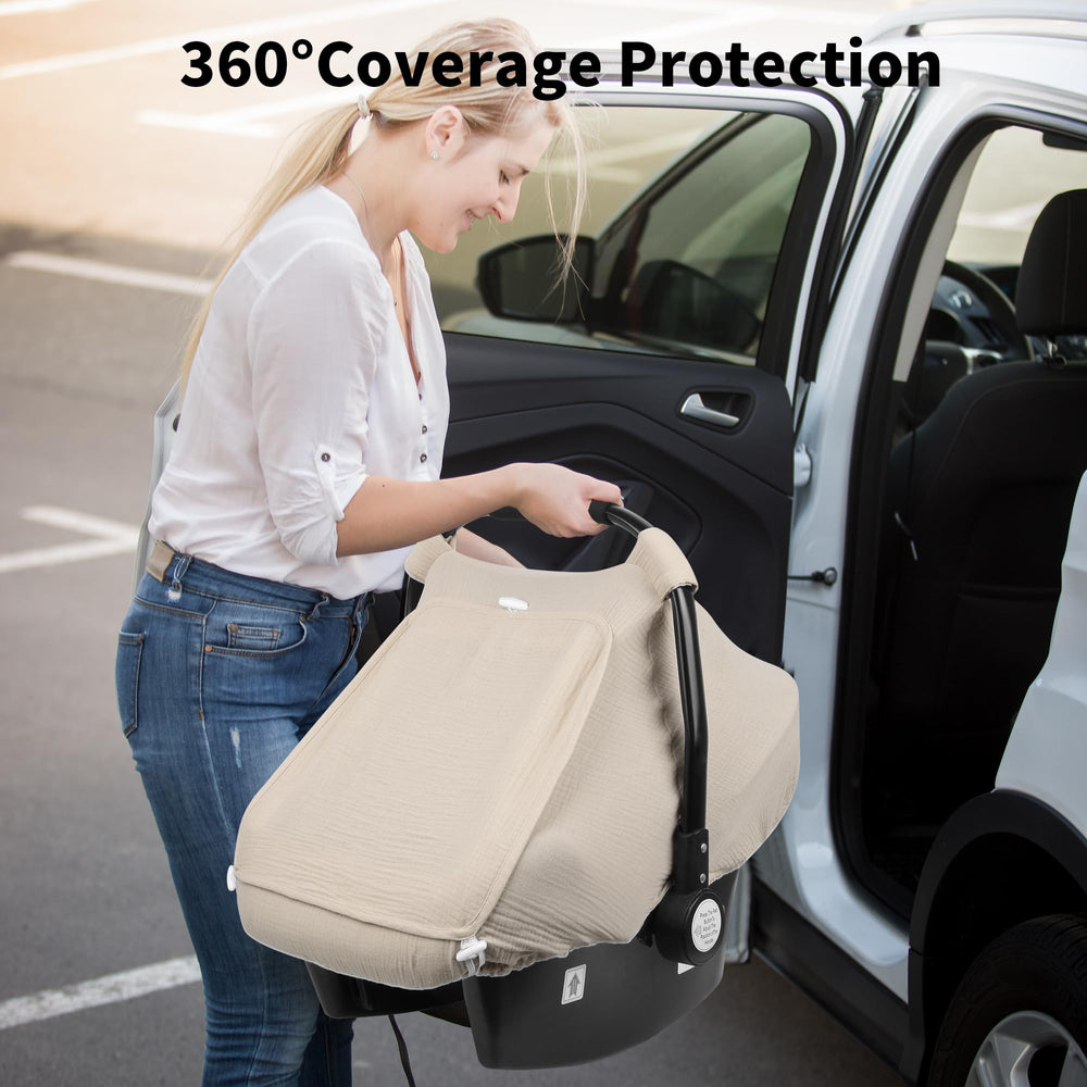 Rquite Velcro-secured canopy keeps shade in place without fuss
