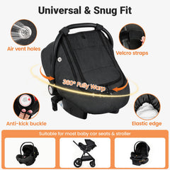 Rquite inner fleece lining provides soft warmth for chilly days.