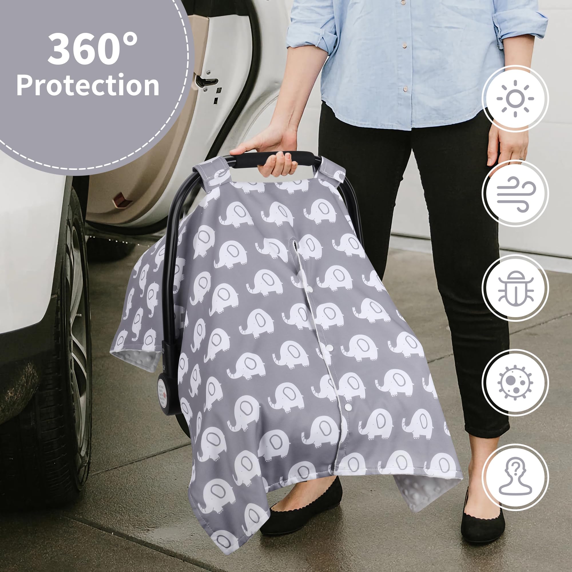 Rquite nursing cover supports discreet feeding on the go