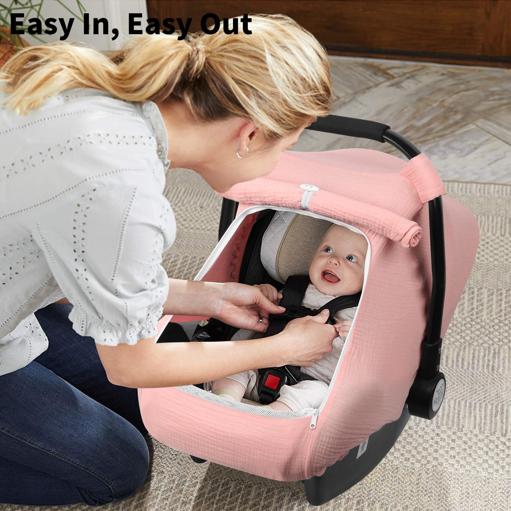Rquite stroller sun shade helps keep baby shaded on sunny days.