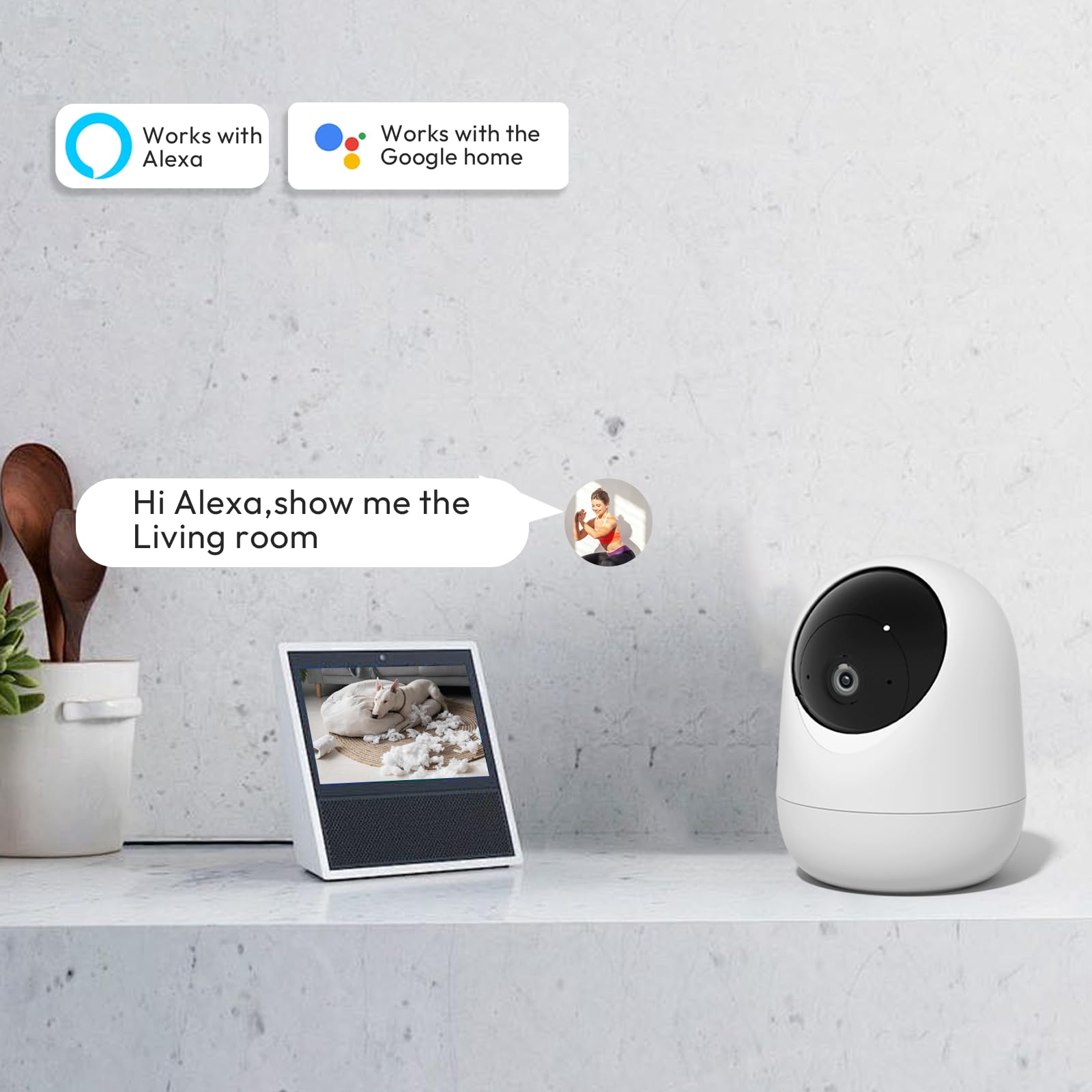 Rraycom baby and pet monitor suitable for homes with kids and pets.