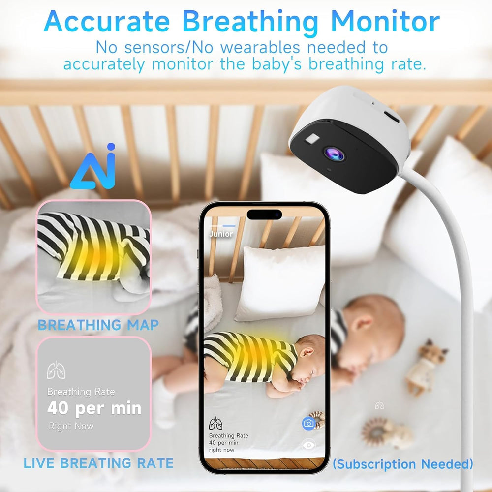 Rraycom AI breathing monitor sensor tracks infant breathing without wearables