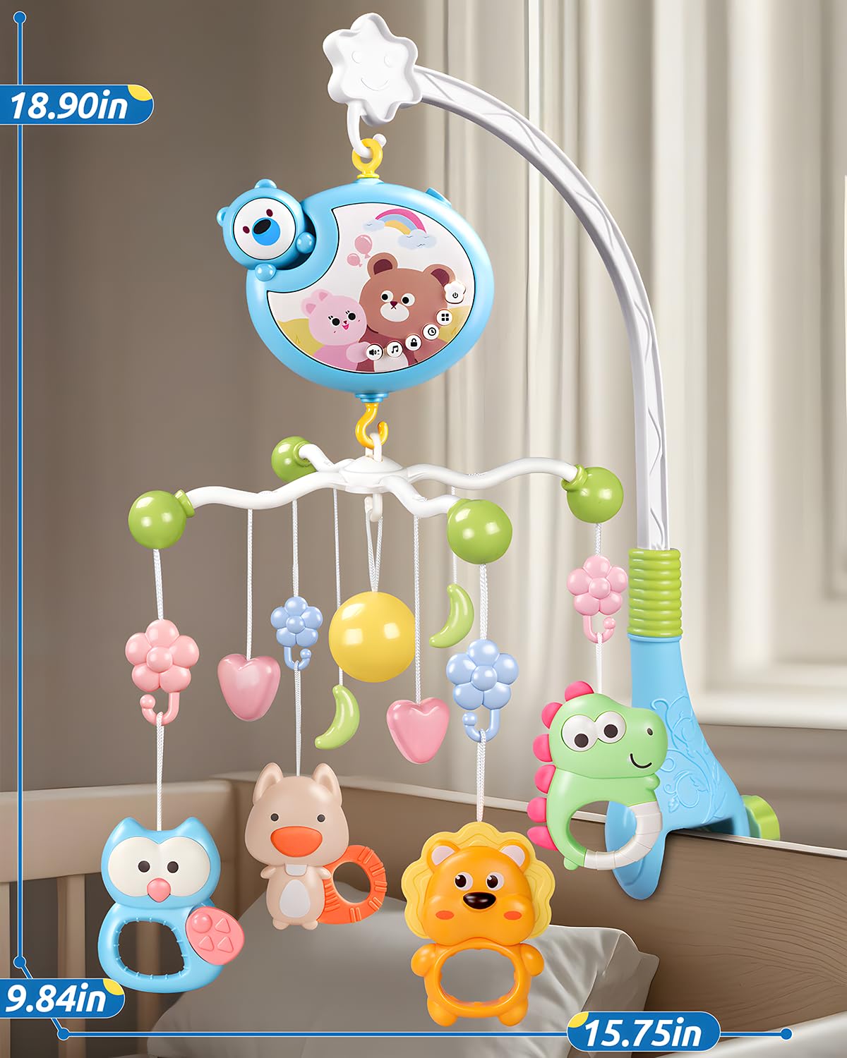 RSEPD nursery light and lullaby creating a calming bedtime routine