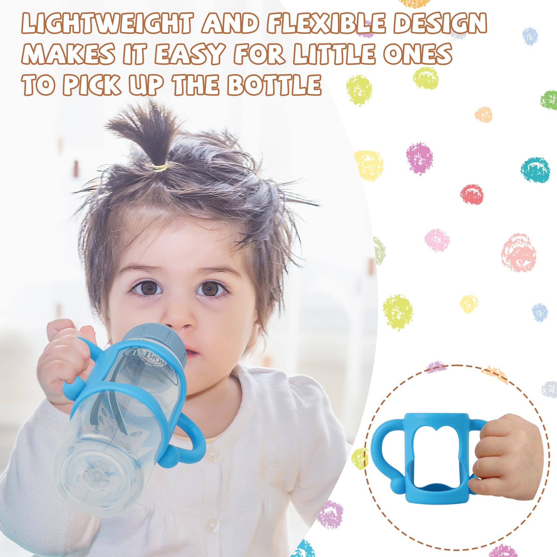 RTMOK 100% silicone BPA-free material provides a gentle touch during feeds.