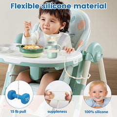 RTMOK Sippy Cup Strap on a high chair secures cups.