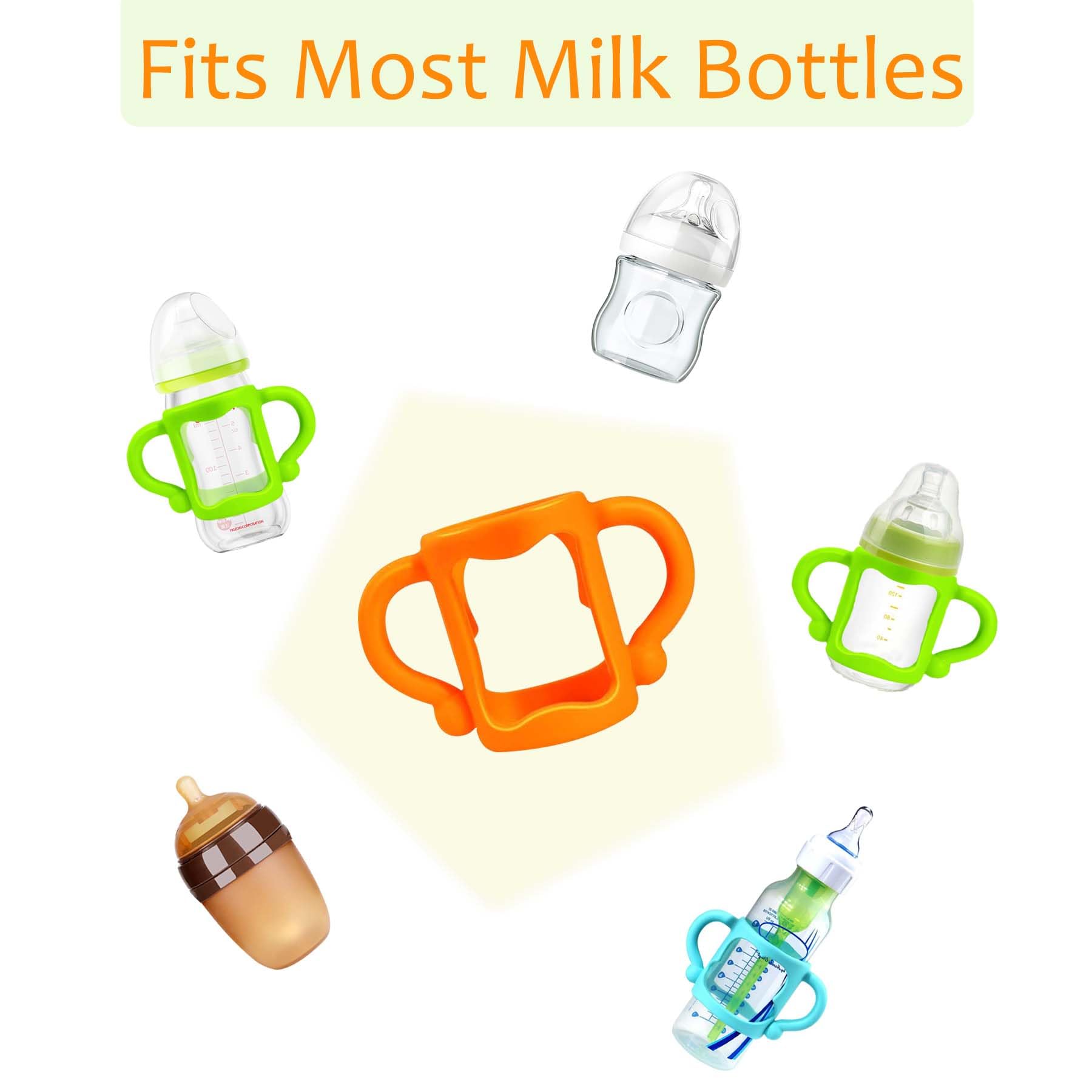 RTMOK supports bottle-to-cup transition with a comfortable grip.